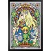 Витражное изображение с деревянным принтом Zelda Stained Glass Wood Print (20x30см)